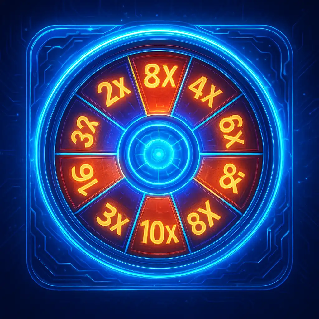 Crazy Time slot machine artwork on Atefia